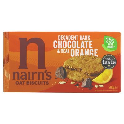 Nairns Oat Biscuit Chocolate Orange 200g