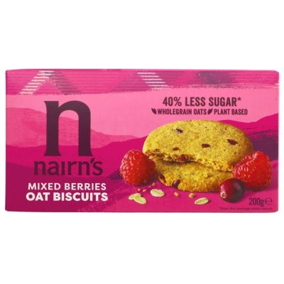 Nairns Oat Biscuit Mixed Berries 200g
