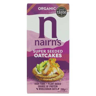 Nairns Organic Super Seeded Oatcakes 200g
