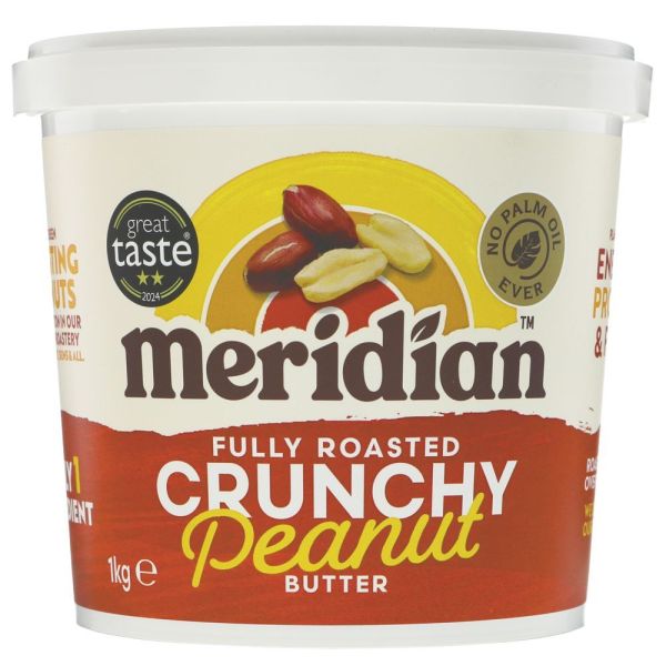 Meridian Peanut Butter Crunchy (No Salt) 1kg