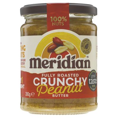 Meridian Peanut Butter Crunchy (No Salt) 280g