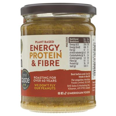Meridian Peanut Butter Crunchy (No Salt) 280g