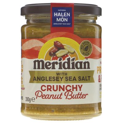 Meridian Peanut Butter Crunchy with Anglesey Salt 280g