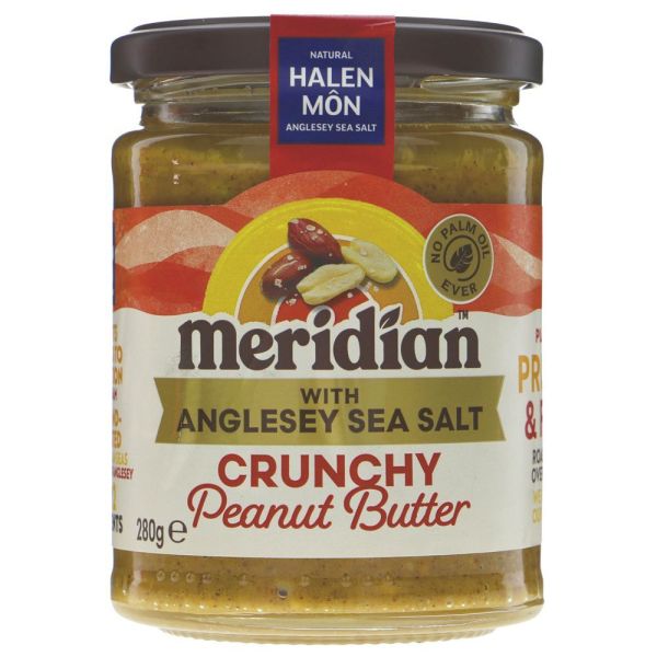 Meridian Peanut Butter Crunchy with Anglesey Salt 280g