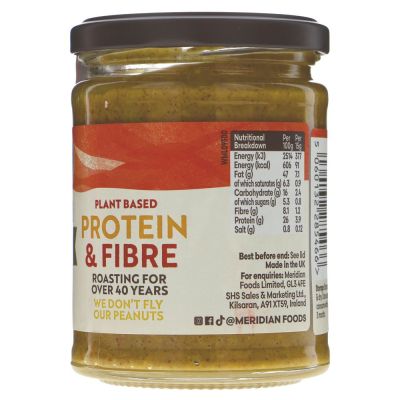 Meridian Peanut Butter Crunchy with Anglesey Salt 280g