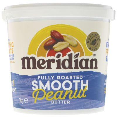 Meridian Peanut Butter Smooth (No Salt) 1kg