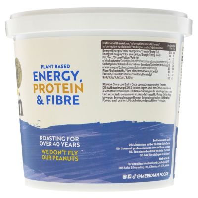 Meridian Peanut Butter Smooth (No Salt) 1kg