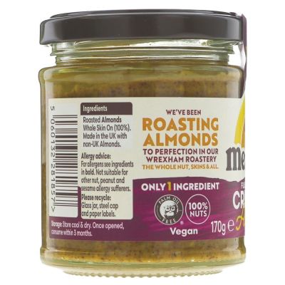 Meridian Almond Butter Crunchy 170g