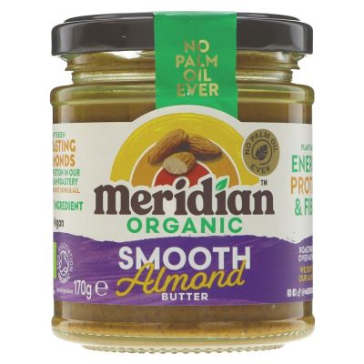 Meridian Organic Almond Butter Smooth 170g