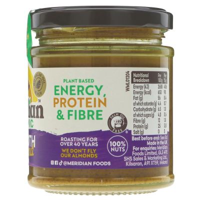 Meridian Organic Almond Butter Smooth 170g