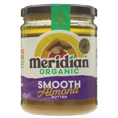 Meridian Organic Almond Butter Smooth 470g