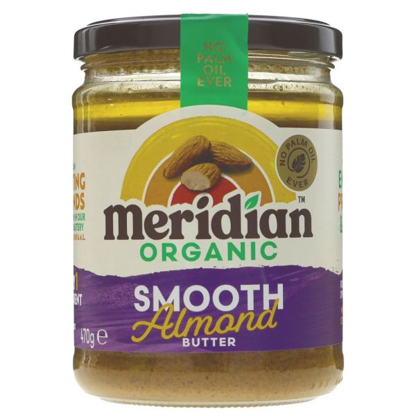 Meridian Organic Almond Butter Smooth 470g