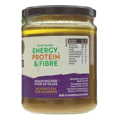 Meridian Organic Almond Butter Smooth 470g