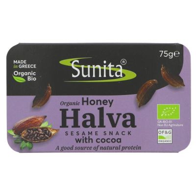 Sunita Organic Dark Chocolate Halva 75g