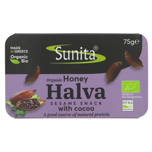 Sunita Organic Dark Chocolate Halva 75g