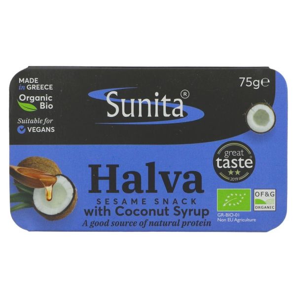 Sunita Organic Halva With Coconut 75g