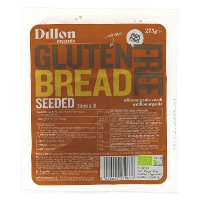 Dillon Organic Gluten Free Seeded Bread 275g