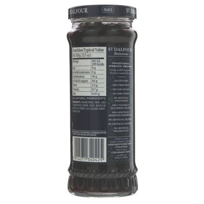 St Dalfour Blackcurrant Spread 284g