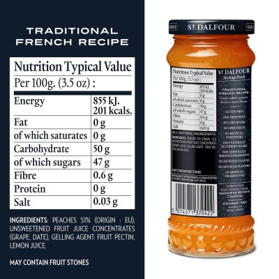 St Dalfour Heritage Peach Spread 284g
