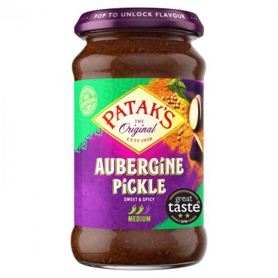 Pataks Aubergine (Brinjal) Pickle 312g