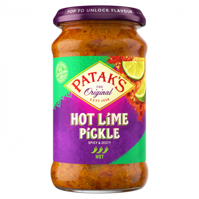Pataks Lime Pickle Hot 283g