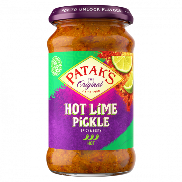 Pataks Lime Pickle Hot 283g