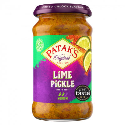 Pataks Lime Pickle Mild 283g