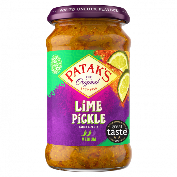 Pataks Lime Pickle Mild 283g