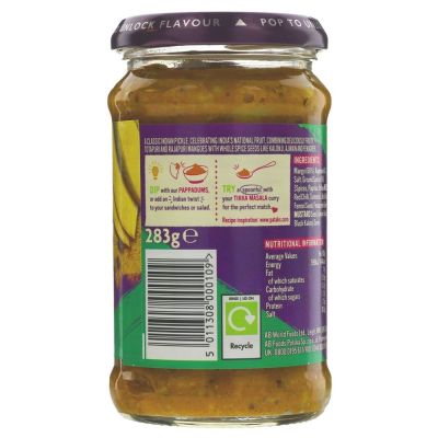 Pataks Mango Pickle Medium 283g