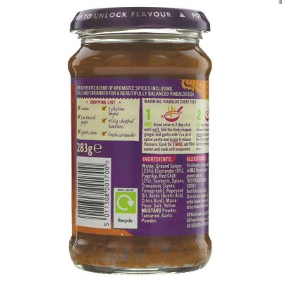 Pataks Vindaloo Curry Paste 283g