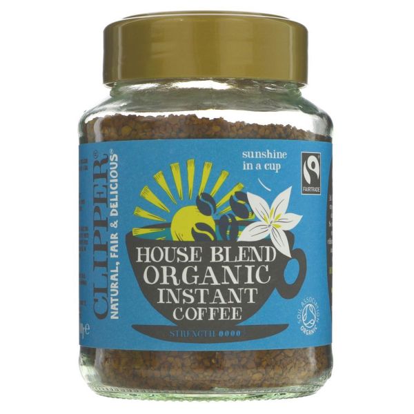 Clipper House Blend Organic Instant Coffee 100g