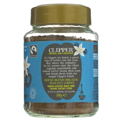 Clipper House Blend Organic Instant Coffee 100g
