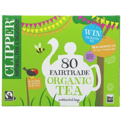 Clipper Organic Fair Trade Tea 80 bags