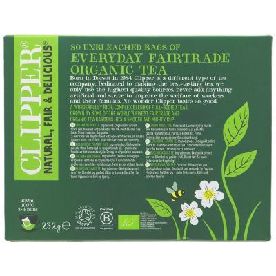 Clipper Organic Fair Trade Tea 80 bags