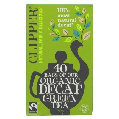 Clipper Organic Decaf Green Tea 40 bags