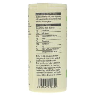 Buy Doves Farm Bicarbonate of Soda 200g Baking Sundries Online − UK Supplier