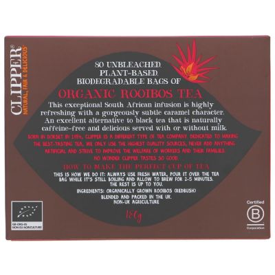 Clipper Organic Redbush Tea 80s
