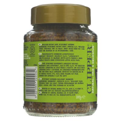 Clipper Organic Instant Decaf Coffee 100g