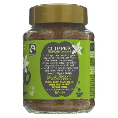 Clipper Organic Instant Decaf Coffee 100g