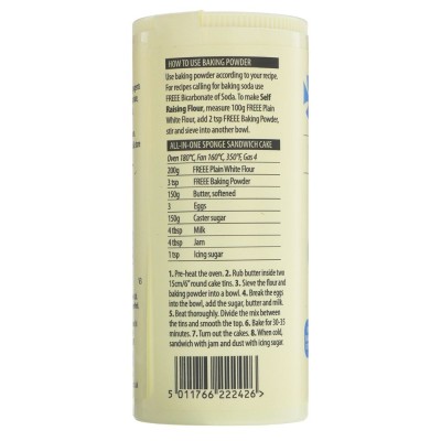 Buy Doves Farm Baking Powder 130g Baking Sundries Online − UK Supplier