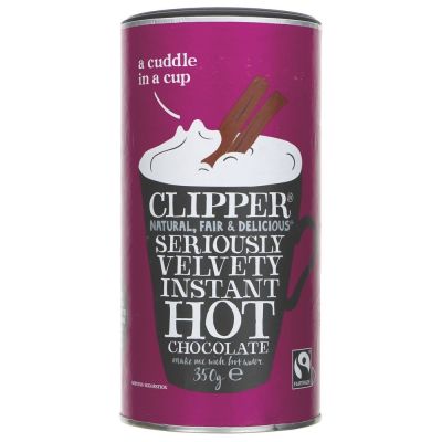 Clipper Seriously Velvety Instant Hot Chocolate 350g
