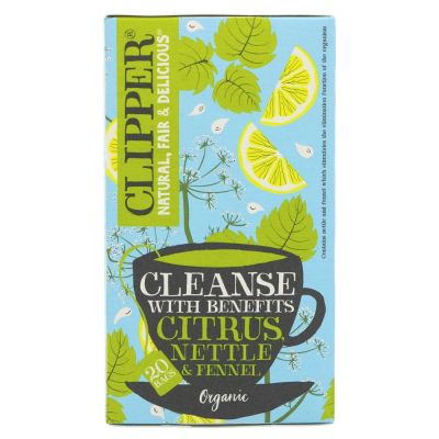 Clipper Organic Cleanse With Benefits 20 Bags