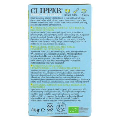Clipper Organic Cleanse With Benefits 20 Bags