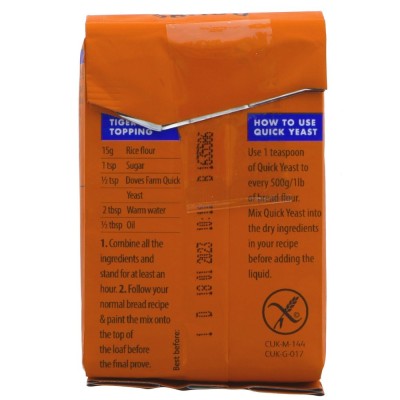 Buy Doves Farm Quick Yeast 125g Baking Sundries Online − UK Supplier