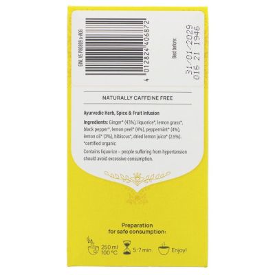 Yogi Tea Ginger Lemon 17 bags