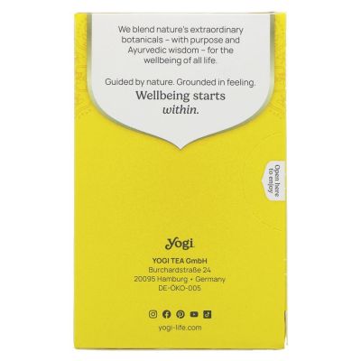Yogi Tea Ginger Lemon 17 bags