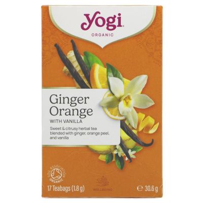 Yogi Tea Ginger Orange Vanilla Tea 17 bags