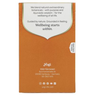 Yogi Tea Ginger Orange Vanilla Tea 17 bags