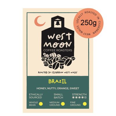 West Moon Brazil - Medium Ground Coffee 250g