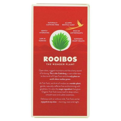 Tick Tock Organic Rooibos Tea Looseleaf 100g